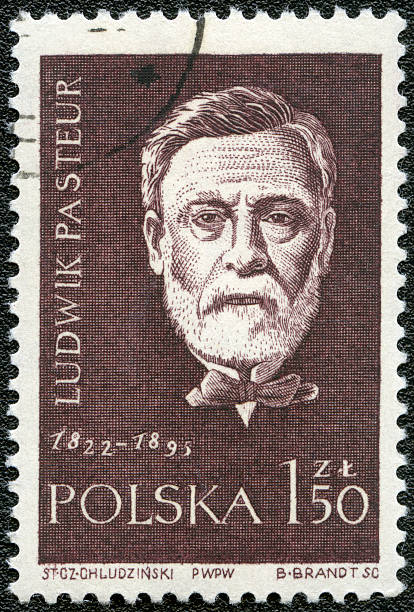 istock postage stamp POLAND 1959 Louis Pasteur (1822-1895) 139920690