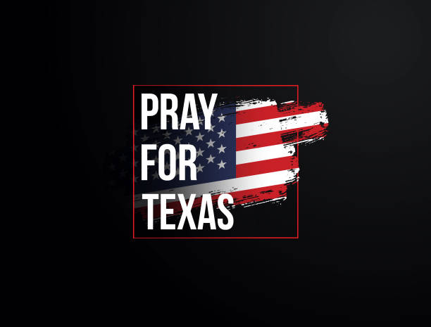 Pray for Texas concept Pray for Texas concept background, vector illustration. el paso texas shooting stock illustrations