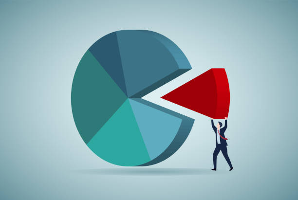 allokation und rebalancing von anlagevermögen - mutual fund stock-grafiken, -clipart, -cartoons und -symbole