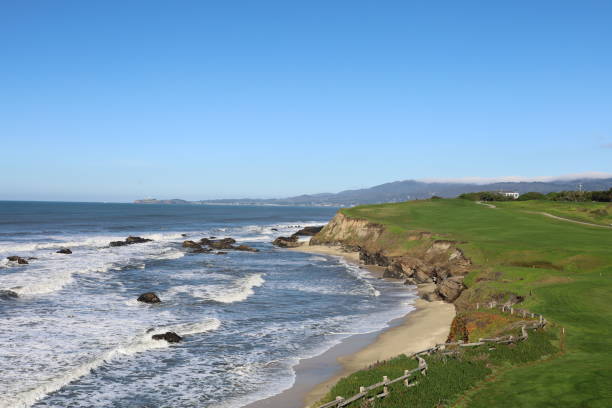 istock Half moon bay coastal trail California 1399215182