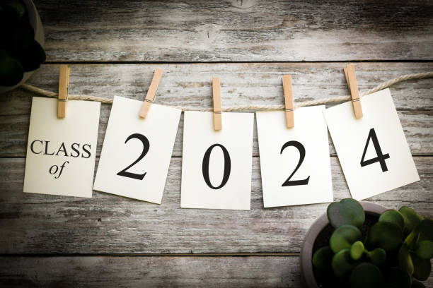 istock The Word 2024 Concept Printed on Cards 1399216092