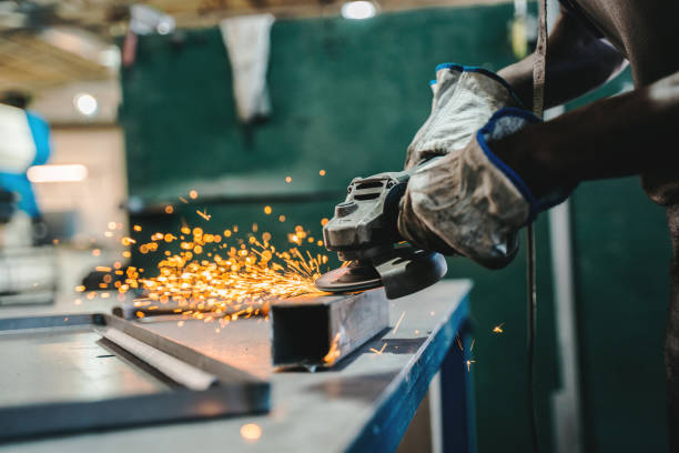 istock Welder working with grinder tool stock photo 1399216388