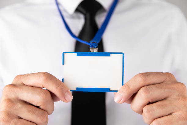 istock Businessman Showing Blank Business Card 1399225191
