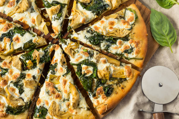 istock Homemade Italian Artichoke Spinach Pizza 1399228924