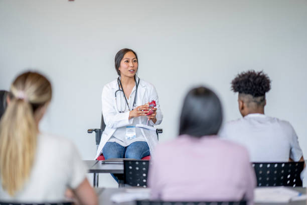 istock Doctor Giving a Lecture to Students 1399229056