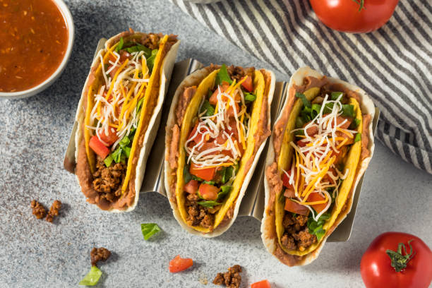 istock Homemade Double Stuffed Beef Tacos 1399229532