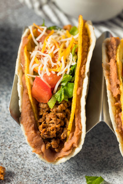 istock Homemade Double Stuffed Beef Tacos 1399229550