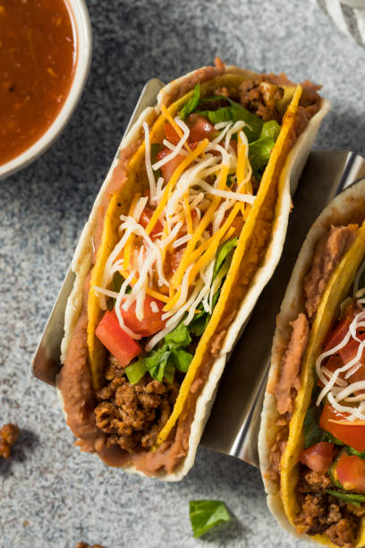istock Homemade Double Stuffed Beef Tacos 1399229559
