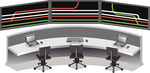 管理センター - command center点のイラスト素材／クリップアート素材／マンガ素材／アイコン素材