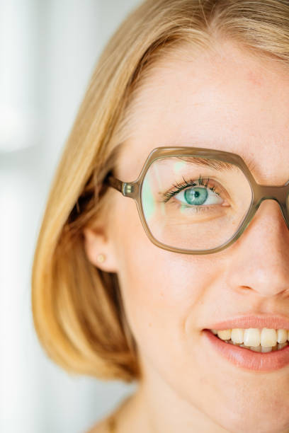 istock Woman wearing eyeglasses close-up 1399231740