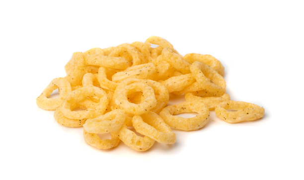 istock Corn Rings Isolated, Puffs with Spices 1399232455