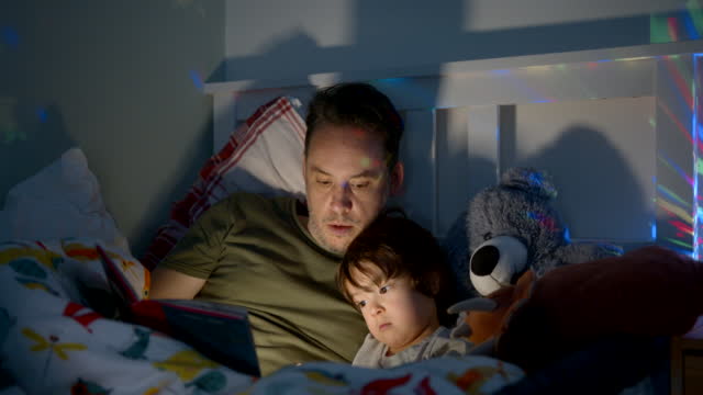 Father Reading Bedtime Story