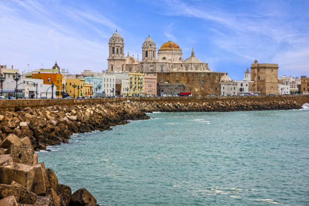 istock Cadiz, Spain. Seafront Cathedral Campo del Sur 1399235244