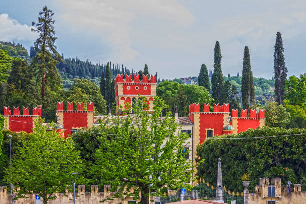 Malcesine town view, Italy, Lombardy