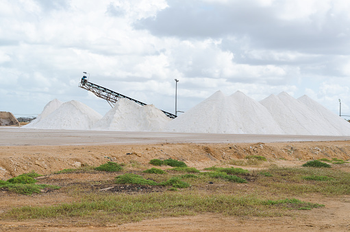 Salt mines in the town of Manaure in the Colombian Guajira.