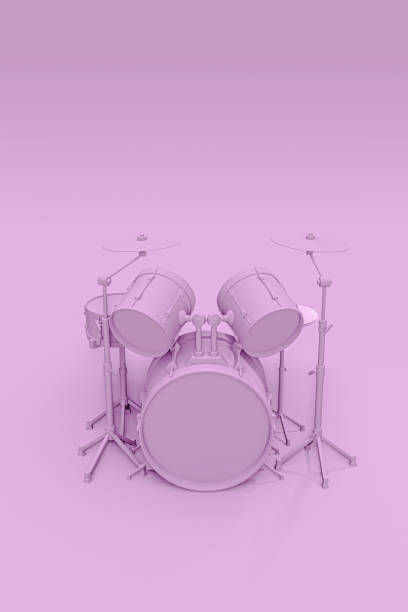 istock pink drum isolated on pink background 1399240951
