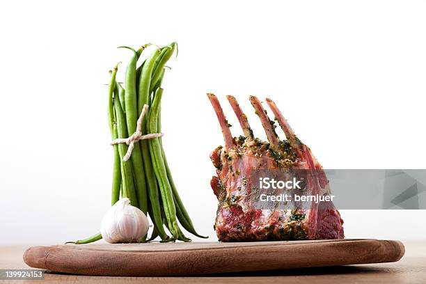 Raw Lamb Chops Stock Photo - Download Image Now - Bean, Cutlet, Food