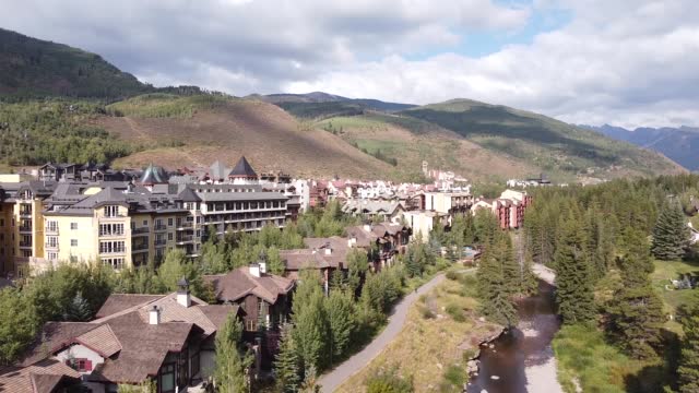 Vail, Colorado drone footage