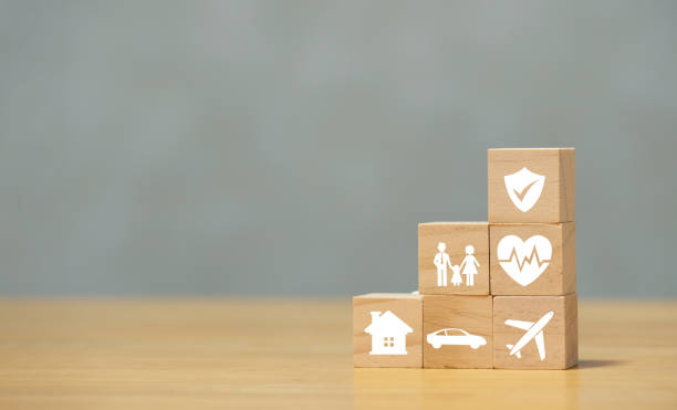 istock insurance concept with icons on virtual screen 1399250154