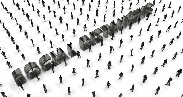 istock People Disposed In A Row Keeping Social Distancing Against Coronavirus - 3D Illustration 1399250339