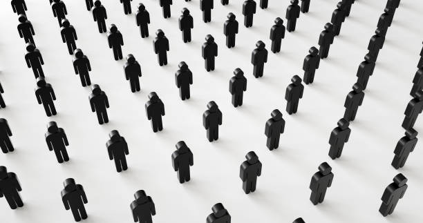 istock People Disposed In A Row Keeping Social Distancing Against Coronavirus - 3D Illustration 1399250348