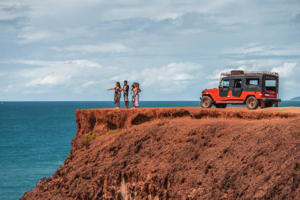 Travel guide showing the tourist spot