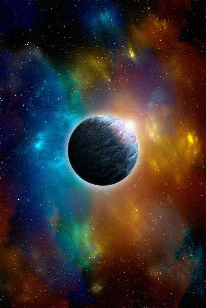 istock Unknown planet from outer space. Space nebula. Cosmic cluster of stars. Outer space background. 3D Illustration 1399269045