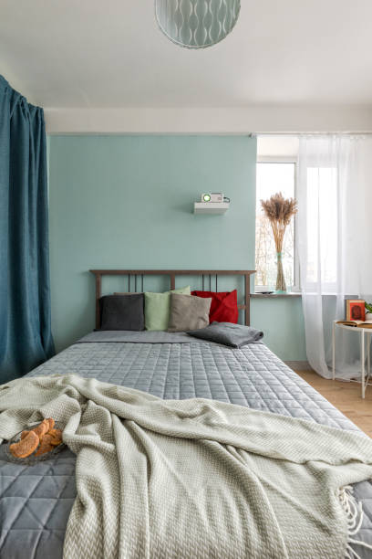 istock Bedroom in a small apartment 1399271825