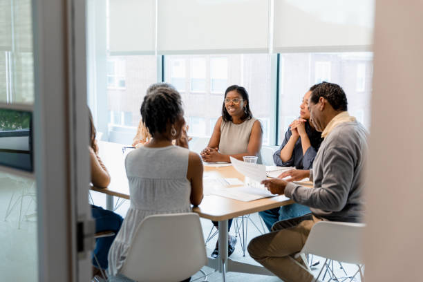 istock Corporate meeting in the conference room 1399284581