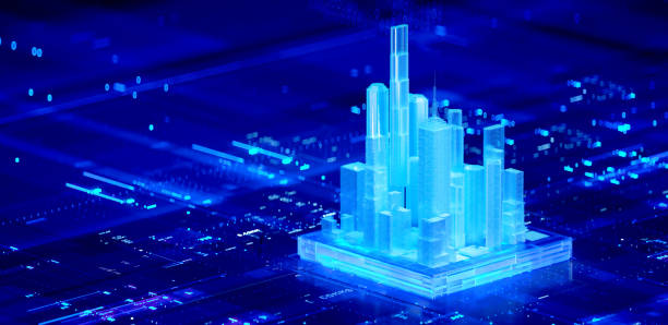 istock 3D rendering of cyberpunk AI. Circuit board. Technology background. Central Computer Processors CPU and GPU concept. Motherboard digital chip. Tech science background. 1399293629