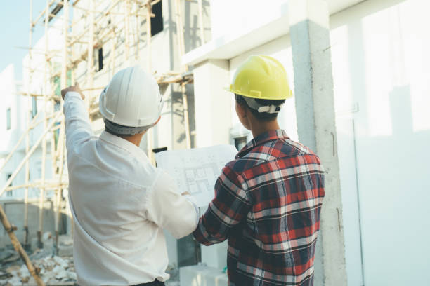 istock The engineering team working at building site meeting and discussing. 1399298206