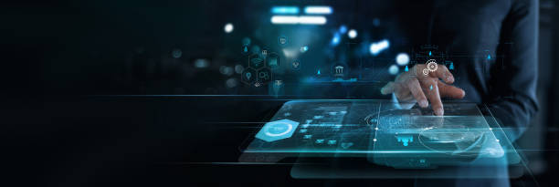 istock Business woman touch global data network and analysis customer growth graph, progress of business and financial and investment data, business planning, strategy and development on interface. 1399298396