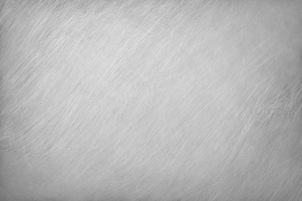 istock texture of old aluminum metal with scratch for background. 1399298486