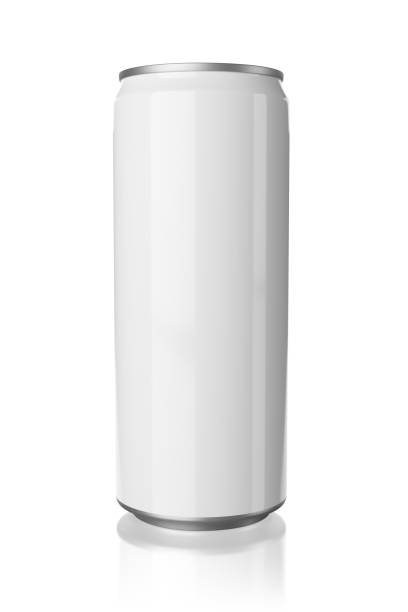 istock Aluminum slim can isolated on white background. 3D rendering. 1399311535