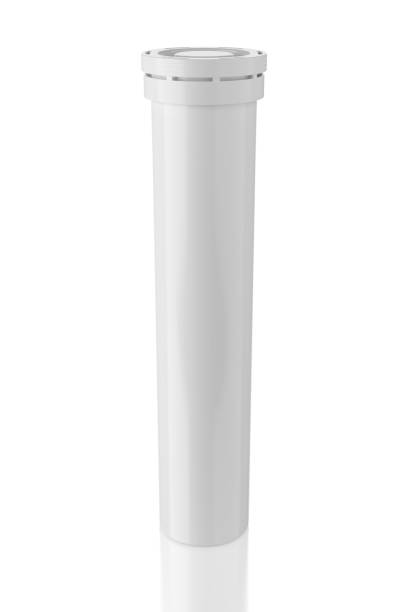 istock White tube for effervescent tablets or vitamins. 3d rendering. 1399311579