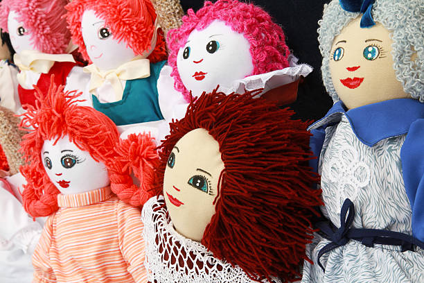 istock Hand made toys for girls 139931247