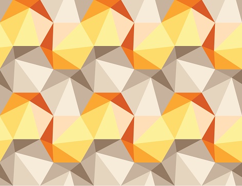 istock Spiky hexagons seamless pattern 1399313842