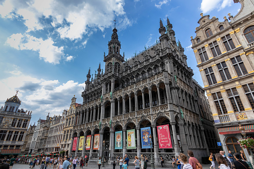 Brussels, Belgium - July 16, 2018: The Brussels City Museum is a museum on the Grand Place of Brussels, Belgium. It is dedicated to the history and folklore of the City of Brussels from its foundation to modern times.