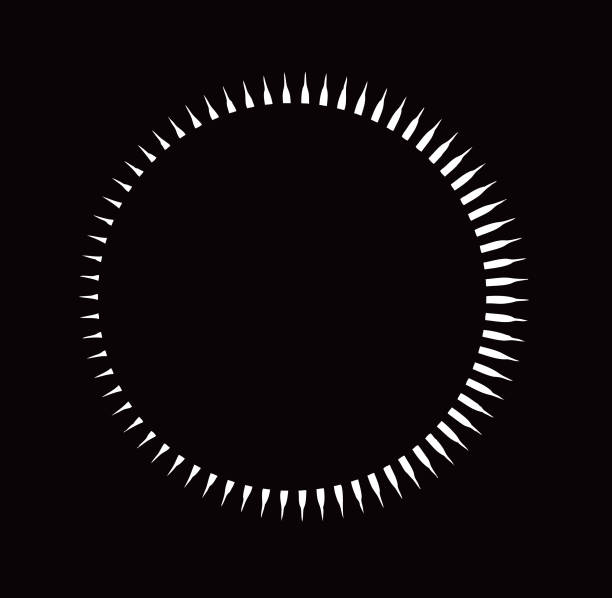 ilustraciones, imágenes clip art, dibujos animados e iconos de stock de ilustración de arte lineal del eclipse solar - eclipse solar