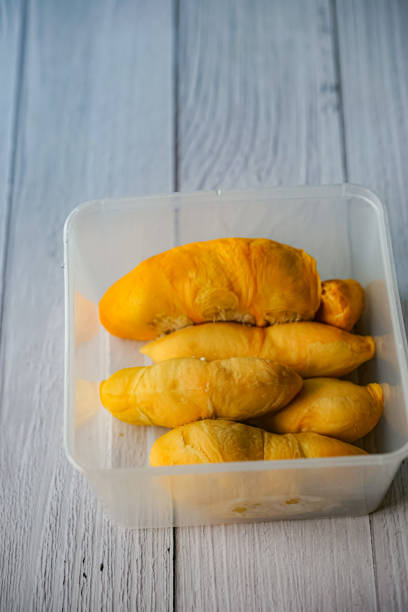 istock Durian flesh in a takeaway box. 1399319276