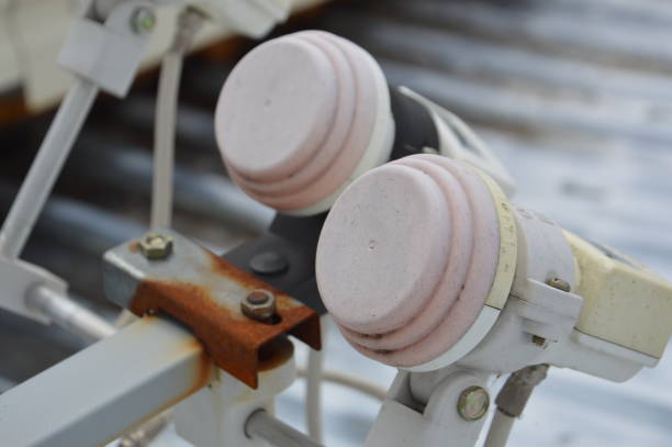 istock Installation and configuration of a satellite television dish 1399327683