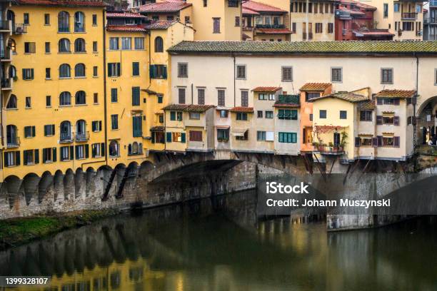 The Ponte Vecchio Of Florence Stock Photo - Download Image Now - Color Image, Florence - Italy, Historic District