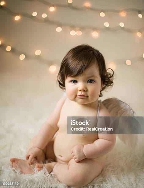 Beautiful Angel Baby Stock Photo - Download Image Now - Baby - Human Age,  Angel, Blue Eyes - iStock