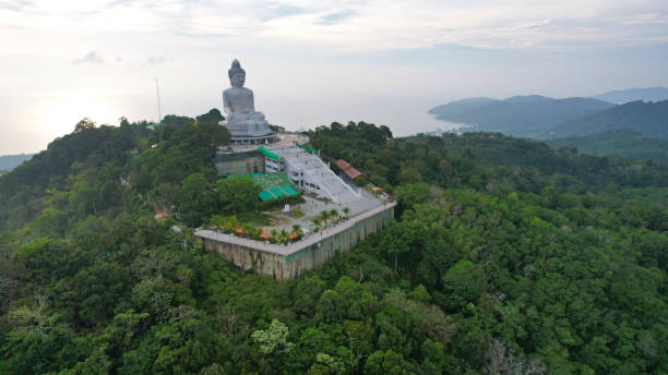 istock Drone view of the Big Buddha, Thailand. 1399334847