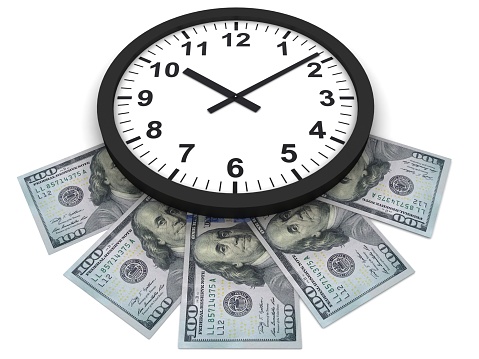 Money time finance clock future savings loan