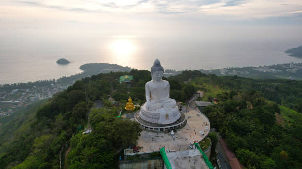 istock Drone view of the Big Buddha, Thailand. 1399334944