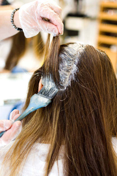 istock Hair coloring at the hair studio 1399337731