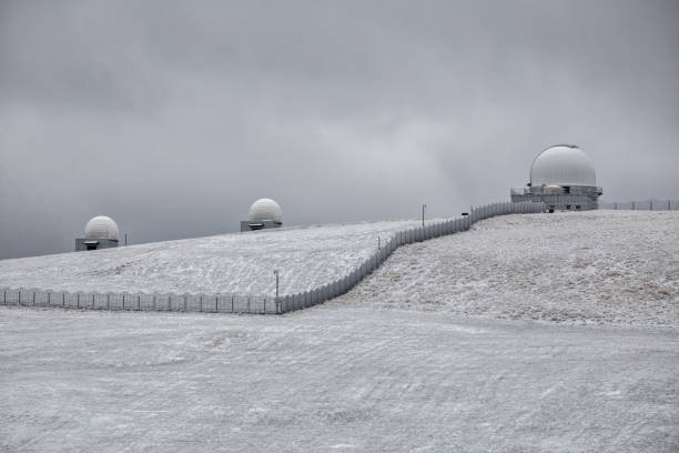 osservatorio delle montagne caucasiche - astrophysic foto e immagini stock