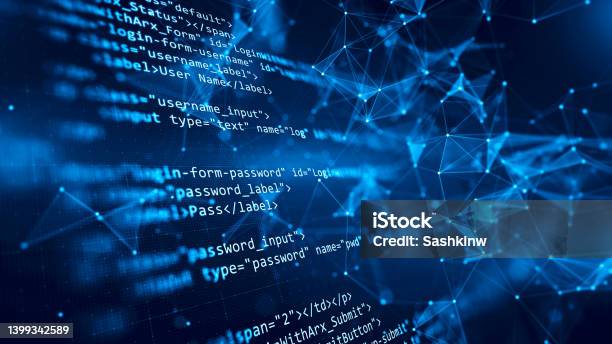 Code Html Php Web Programming Source Code Abstract Code Background 3d ...