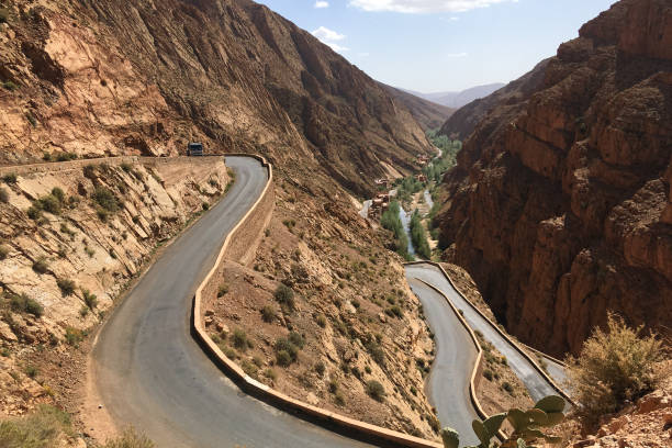 istock Winding road in Atlas mountains, Morocco 1399342787